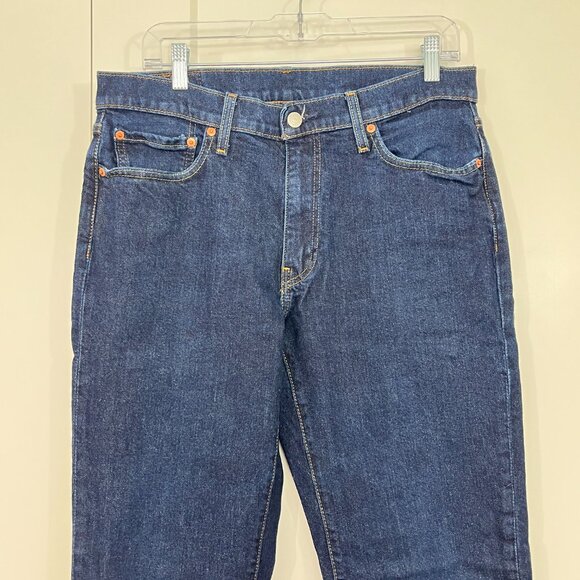 Levi's Size 33 Blue Straight Leg 501 Jeans - Picture 2 of 10